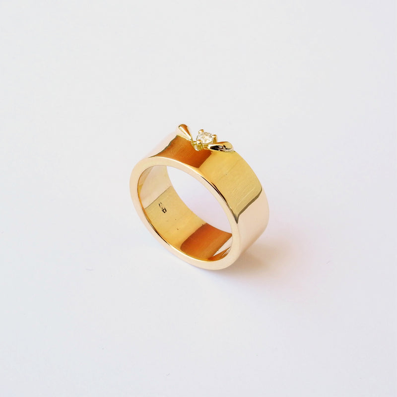 Unique Diamond Gold Ring – Arthur Factory